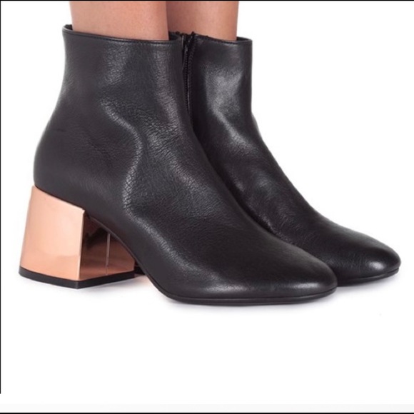 MM6 maison margiela block heel ankle boots - Picture 2 of 8